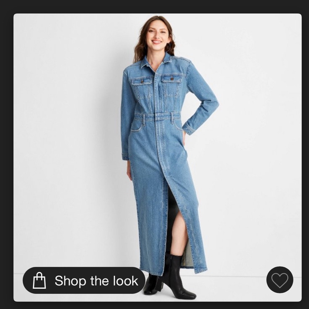 BNWT! Denim Shirtdress from Target - Universal Threads Size 10! BLOGGERS FAVE!🩷